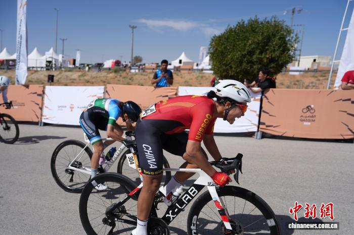 张好在沙特公路自行车亚