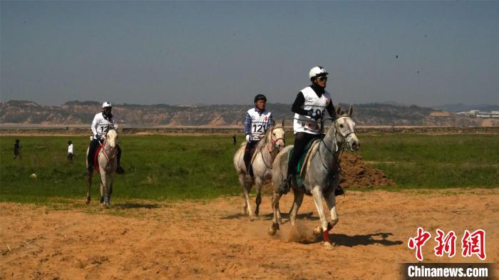 江西都昌鄱阳湖畔策马奔腾：200余名中外选手共
