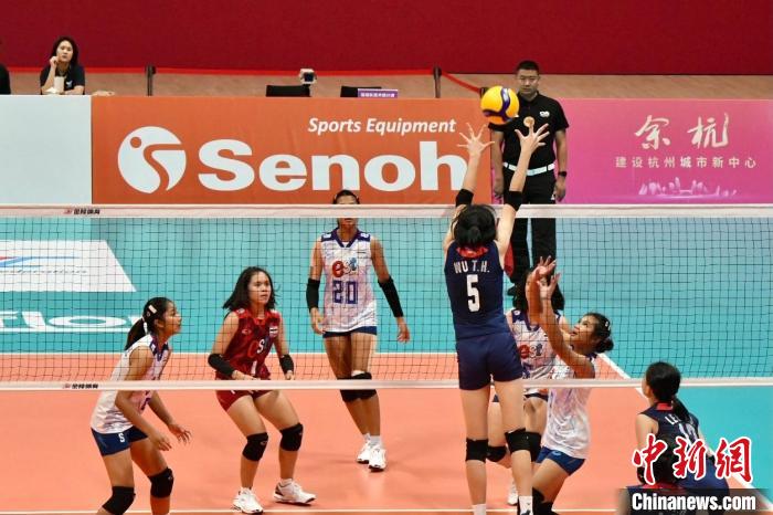 日本队力克中国队夺亚少U16女排锦标赛冠军 中国