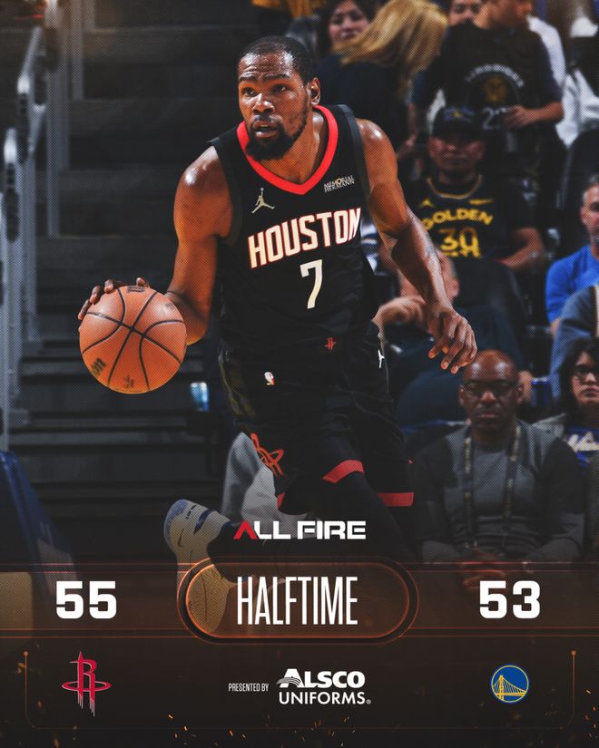 库里复出难救主 火箭险胜勇士终结四连败