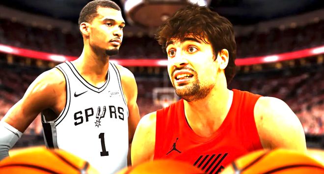 文班亚马季后赛首秀狂砍35分 马刺大胜开拓者