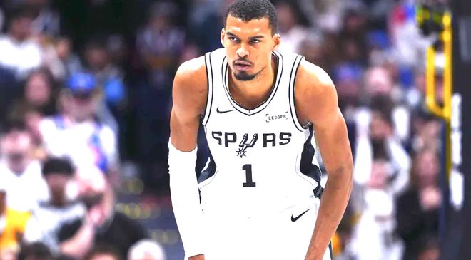 文班亚马季后赛首秀狂砍35分 马刺大胜开拓者